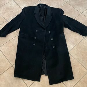 Mens Wool Trench Coat